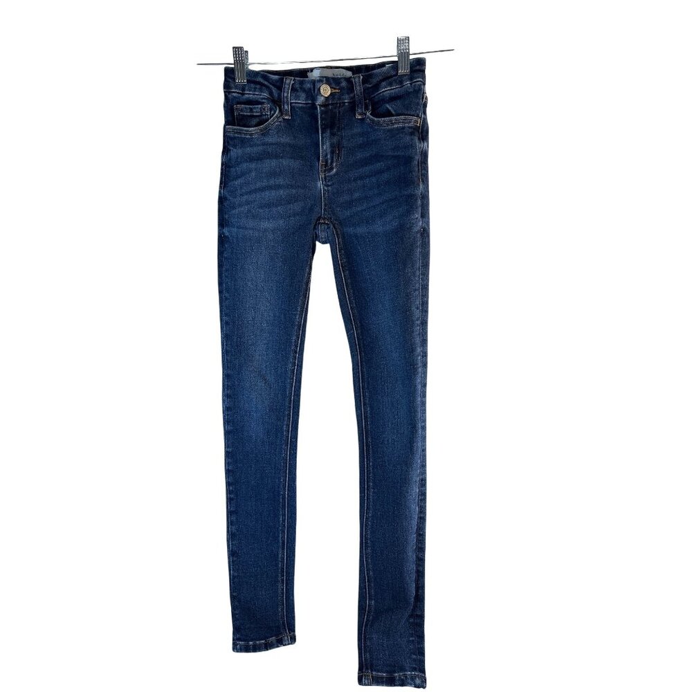 Bridge by gly Girls Jeans 5 Pocket Mid Rise Skinny Med Wash Size 9/10
